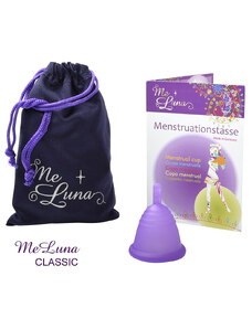 Menstruační kalíšek Me Luna Classic S Shorty se stopkou fialová (MELU117)