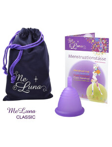 Menstruační kalíšek Me Luna Classic L Shorty se stopkou fialová (MELU119)