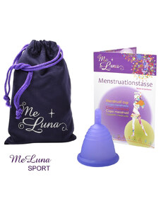 Menstruační kalíšek Me Luna Sport L Shorty se stopkou violet (MELU123)