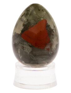 Kamenné vajíčko Yoni Spirit heliotrop (YOS13)