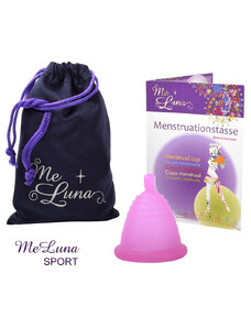 Menstruační kalíšek Me Luna Sport XL Shorty s kuličkou fuchsia (MELU132)