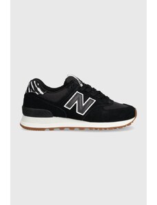 Sneakers boty New Balance WL574XB2 černá barva