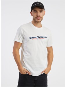 Bílé pánské tričko Diesel Diegor - Pánské