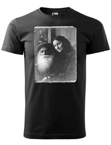 Shirty Smile Tričko selfie Leonardo da Vinci a Mona Lisa