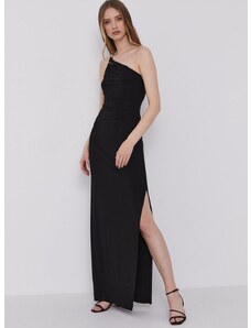 Šaty Lauren Ralph Lauren černá barva, maxi, jednoduché, 253751483004