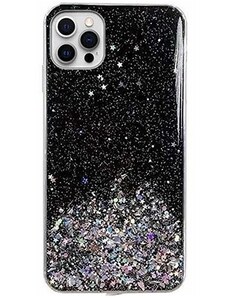 WOZINSKY Wozinsky Star Glitter silikonové pouzdro pro Apple iPhone 11 pro Apple iPhone 11 Pro Max černá