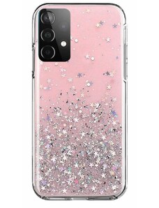 WOZINSKY Wozinsky Star Glitter silikonové pouzdro pro Samsung Galaxy A72 5G růžová