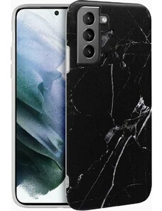 WOZINSKY Wozinsky Marble silikónové pouzdro pro Samsung Galaxy S21 Ultra 5G černá