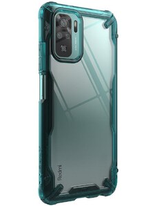 Ringke Ringke Fusion X Cover Gel TPU pouzdro pro Xiaomi Redmi Note 10 zelená