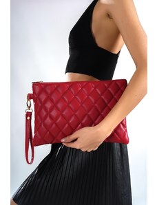 Capone Outfitters Capone Red Paris Quilted Red Women's Bag