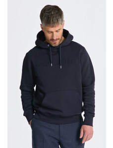 MIKINA GANT EMBOSSED SWEAT HOODIE modrá XS