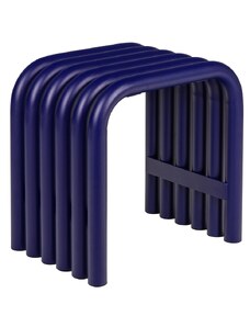 noo.ma Modrá kovová stolička Nokk 42,5 cm