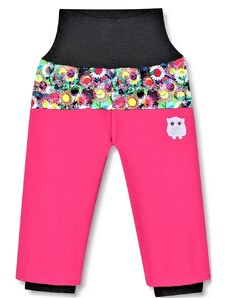 KUGO-Softshellové Kalhoty růžové