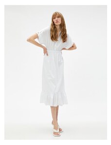 Koton Shirt Dress Short Sleeve Frilly