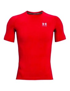 Pánské tričko Under Armour HG Armour Comp SS-RED XL