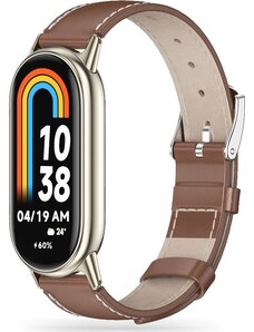 TECH-PROTECT LEATHERFIT XIAOMI SMART BAND 8 / 8 NFC BROWN