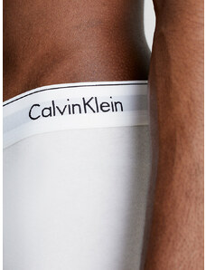 Pánské trenky 3 Pack Trunks Modern Cotton 000NB2380A100 bílá - Calvin Klein