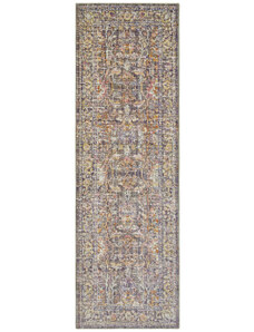 Nouristan - Hanse Home koberce Kusový koberec Cairo 105589 Luxor Grey Multicolored – na ven i na doma - 80x200 cm