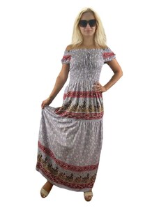 Letní šaty se žabičkováním vz.č. 2212 sv.fialové