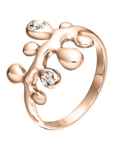 Zlatý prsten s diamanty ZPOM081C-49-1002