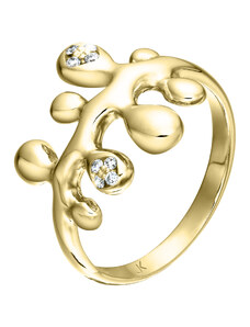 Zlatý prsten s diamanty ZPOM081Z-57-1002