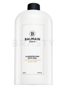 Balmain Illuminating Mask White Pearl neutralizující maska pro platinově blond a šedivé vlasy 1000 ml