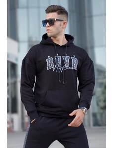 Madmext Black Men's Sweatshirt 5326