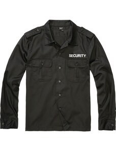 Brandit Košile Security US Shirt Long Sleeve černá S