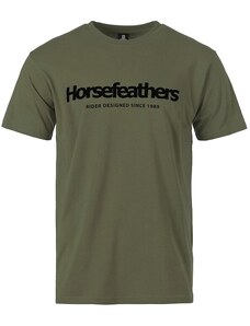Pánské tričko Horsefeathers Quarter - zelené