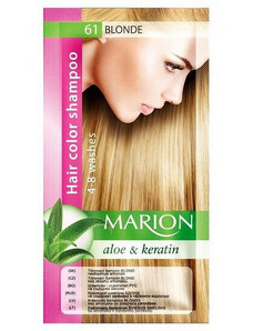 MARION Hair Color Shampoo 61 Blonde - barevný tónovací šampon 40ml - blond