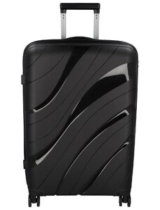 ORMI Cestovní plastový kufr Voyex velikosti S, černý