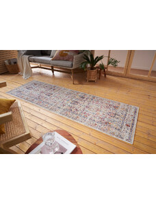 Nouristan - Hanse Home koberce Kusový koberec Cairo 105591 Luxor Cream Multicolored – na ven i na doma - 80x200 cm