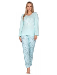 Regina 636 Dámské pyžamo plus size XXL růžová
