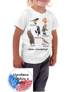 Dětské tričko Jožánek - Jsem ornitolog!
