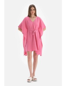 Dagi Pink Muslin Kimono