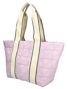 Am Montreux Barebag Velká dámská kabelka v prošívaném designu růžovo-fialová