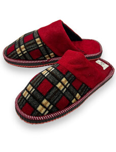 Fashion Dámské domácí papuče červené barvy 06