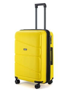 V&V TRAVEL Příruční kufr Peace Yellow