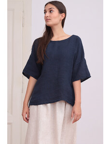 TopMode Oversized halenka ze 100% lnu