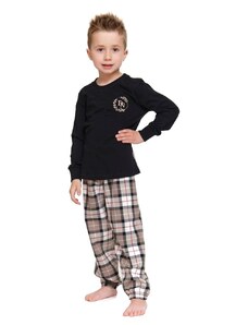 DN Nightwear Dětské pyžamo Dino černé