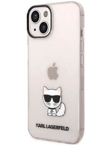 Apple iPhone 14 Karl Lagerfeld Choupette Logo pouzdro černá