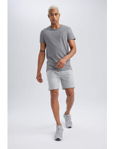 Defacto Fit Slim Fit Sweatshirt Fabric Shorts