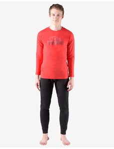 GINA dětské pyžamo dlouhé chlapecké 69003P - červená černá
