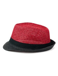 Art of Polo Trilby klobouk červeno-šedý