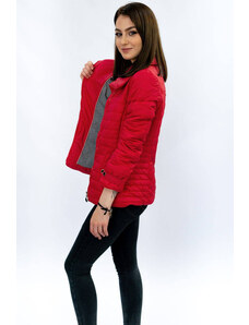 LHD Červená bunda s vysokým stojáčkem (DL016)