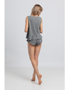 LaLupa Top LA052 Grey