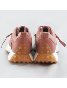 Růžové sportovní boty s řetízkem (N-206)