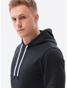 Pánská mikina Ombre Hoodie B979 Black