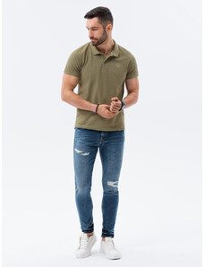 Ombre Polo trička S1374 Olive