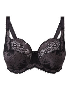 Vyztužená podprsenka Panache Clara Full Cup charc/black 7255